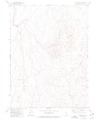 Burner Hills Nevada Historical topographic map, 1:24000 scale, 7.5 X 7.5 Minute, Year 1974