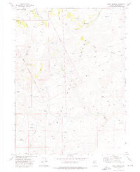 Burnt Springs Nevada Historical topographic map, 1:24000 scale, 7.5 X 7.5 Minute, Year 1972