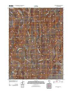 Burnt Springs Nevada Historical topographic map, 1:24000 scale, 7.5 X 7.5 Minute, Year 2011