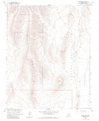Busted Butte Nevada Historical topographic map, 1:24000 scale, 7.5 X 7.5 Minute, Year 1961