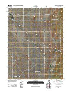 Butler Ranch Nevada Historical topographic map, 1:24000 scale, 7.5 X 7.5 Minute, Year 2012