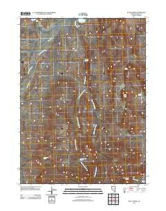 Butte Spring Nevada Historical topographic map, 1:24000 scale, 7.5 X 7.5 Minute, Year 2011