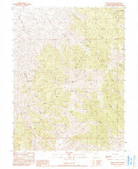Byers Canyon Nevada Historical topographic map, 1:24000 scale, 7.5 X 7.5 Minute, Year 1990