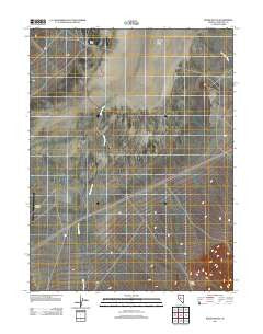 Byers Ranch Nevada Historical topographic map, 1:24000 scale, 7.5 X 7.5 Minute, Year 2011