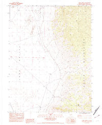 Cabin Spring Nevada Historical topographic map, 1:24000 scale, 7.5 X 7.5 Minute, Year 1982