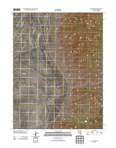 Cabin Spring Nevada Historical topographic map, 1:24000 scale, 7.5 X 7.5 Minute, Year 2012