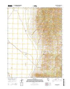 Cabin Spring Nevada Current topographic map, 1:24000 scale, 7.5 X 7.5 Minute, Year 2014