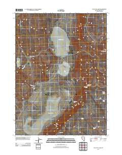 Calcutta Lake Nevada Historical topographic map, 1:24000 scale, 7.5 X 7.5 Minute, Year 2011