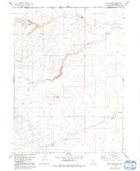 Calico Butte Nevada Historical topographic map, 1:24000 scale, 7.5 X 7.5 Minute, Year 1980