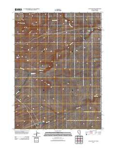 Calico Butte Nevada Historical topographic map, 1:24000 scale, 7.5 X 7.5 Minute, Year 2011