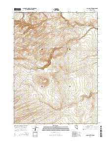Calico Butte Nevada Current topographic map, 1:24000 scale, 7.5 X 7.5 Minute, Year 2015