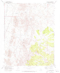 Caliente NW Nevada Historical topographic map, 1:24000 scale, 7.5 X 7.5 Minute, Year 1970