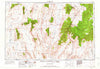 Caliente Nevada Historical topographic map, 1:250000 scale, 1 X 2 Degree, Year 1954