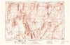Caliente Nevada Historical topographic map, 1:250000 scale, 1 X 2 Degree, Year 1954