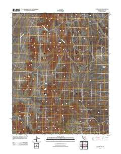 Caliente NW Nevada Historical topographic map, 1:24000 scale, 7.5 X 7.5 Minute, Year 2012