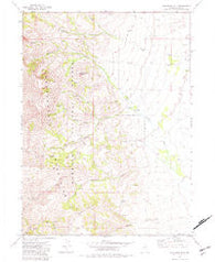 California Mtn. Nevada Historical topographic map, 1:24000 scale, 7.5 X 7.5 Minute, Year 1971