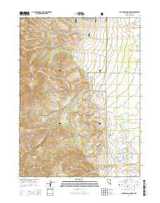 California Mountain Nevada Current topographic map, 1:24000 scale, 7.5 X 7.5 Minute, Year 2014