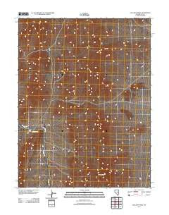 Callaway Well Nevada Historical topographic map, 1:24000 scale, 7.5 X 7.5 Minute, Year 2012