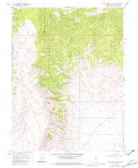 Camp Creek Canyon Nevada Historical topographic map, 1:24000 scale, 7.5 X 7.5 Minute, Year 1969