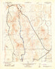 Camp Mohave Arizona Historical topographic map, 1:250000 scale, 1 X 1 Degree, Year 1942
