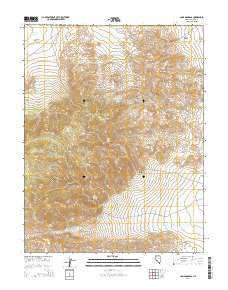 Camp Douglas Nevada Current topographic map, 1:24000 scale, 7.5 X 7.5 Minute, Year 2014