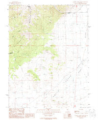 Campbell Creek Ranch Nevada Historical topographic map, 1:24000 scale, 7.5 X 7.5 Minute, Year 1988