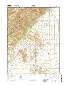 Campbell Creek Ranch Nevada Current topographic map, 1:24000 scale, 7.5 X 7.5 Minute, Year 2015