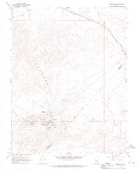 Candelaria Nevada Historical topographic map, 1:24000 scale, 7.5 X 7.5 Minute, Year 1967