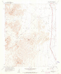 Cane Spring Nevada Historical topographic map, 1:24000 scale, 7.5 X 7.5 Minute, Year 1961