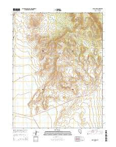Cape Horn Nevada Current topographic map, 1:24000 scale, 7.5 X 7.5 Minute, Year 2014