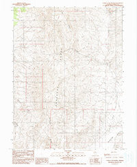 Carico Lake North Nevada Historical topographic map, 1:24000 scale, 7.5 X 7.5 Minute, Year 1990