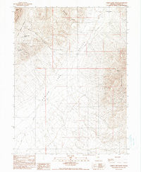 Carico Lake South Nevada Historical topographic map, 1:24000 scale, 7.5 X 7.5 Minute, Year 1990