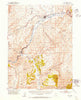Carlin Nevada Historical topographic map, 1:62500 scale, 15 X 15 Minute, Year 1952