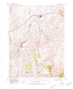 Carlin Nevada Historical topographic map, 1:62500 scale, 15 X 15 Minute, Year 1952