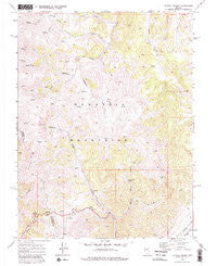 Carroll Summit Nevada Historical topographic map, 1:24000 scale, 7.5 X 7.5 Minute, Year 1969