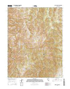 Carroll Summit Nevada Current topographic map, 1:24000 scale, 7.5 X 7.5 Minute, Year 2015