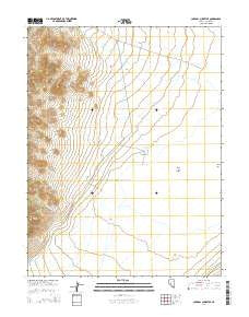 Carroll Summit SE Nevada Current topographic map, 1:24000 scale, 7.5 X 7.5 Minute, Year 2014