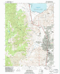 Carson City Nevada Historical topographic map, 1:24000 scale, 7.5 X 7.5 Minute, Year 1994
