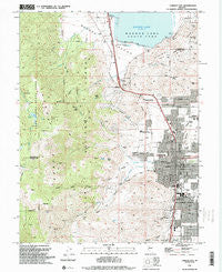 Carson City Nevada Historical topographic map, 1:24000 scale, 7.5 X 7.5 Minute, Year 1994