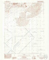Carson Sink SW Nevada Historical topographic map, 1:24000 scale, 7.5 X 7.5 Minute, Year 1986