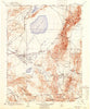 Carson Sink Nevada Historical topographic map, 1:250000 scale, 1 X 1 Degree, Year 1910