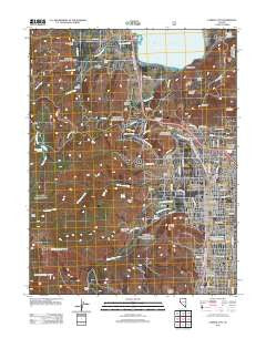 Carson City Nevada Historical topographic map, 1:24000 scale, 7.5 X 7.5 Minute, Year 2012