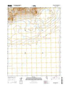 Carson Sink SW Nevada Current topographic map, 1:24000 scale, 7.5 X 7.5 Minute, Year 2014