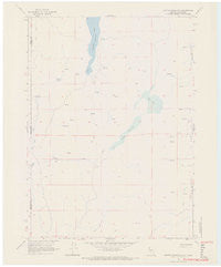 Carter Reservoir Nevada Historical topographic map, 1:24000 scale, 7.5 X 7.5 Minute, Year 1966