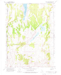 Carter Reservoir Nevada Historical topographic map, 1:24000 scale, 7.5 X 7.5 Minute, Year 1966