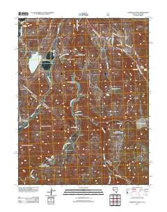Carters Station Nevada Historical topographic map, 1:24000 scale, 7.5 X 7.5 Minute, Year 2012