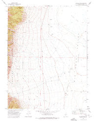 Carvers NW Nevada Historical topographic map, 1:24000 scale, 7.5 X 7.5 Minute, Year 1971