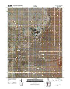 Carvers NE Nevada Historical topographic map, 1:24000 scale, 7.5 X 7.5 Minute, Year 2012