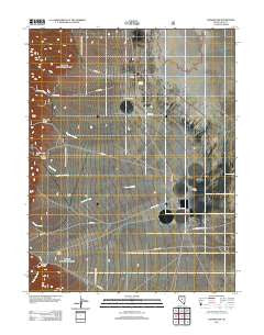 Carvers NW Nevada Historical topographic map, 1:24000 scale, 7.5 X 7.5 Minute, Year 2011