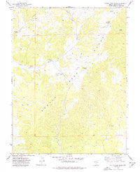 Cattle Camp Spring Nevada Historical topographic map, 1:24000 scale, 7.5 X 7.5 Minute, Year 1973
